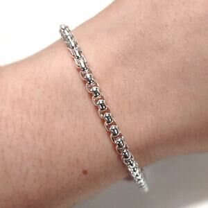 925 Silver Bracelet Box Chain Sterling Valentines Birthday Anniversary Gift NEW!